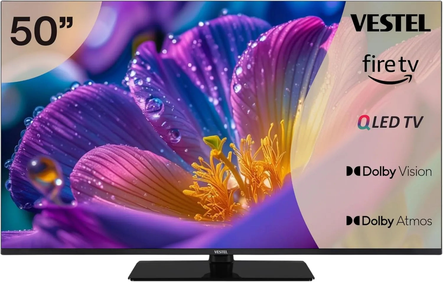 Smart TV 50QF9940, 50 polegadas, TV, 4K UHD, QLED, HDMI, USB, Vestel - 50QF9940 50' Smart QLED Fire TV - 50'