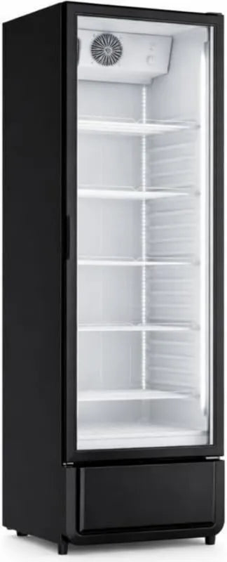 Générique Produto 1 porta encaixada, armário de bebidas refrigerada 380 Litros Preto e Branco