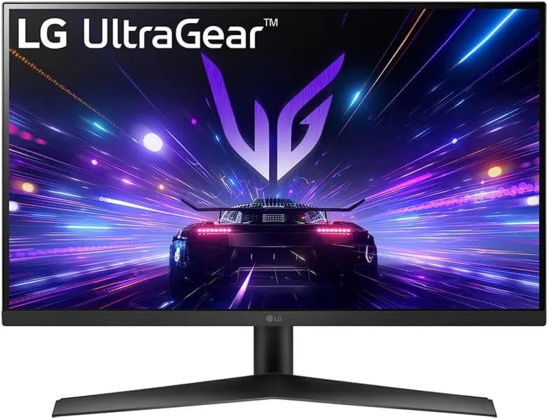 LG 27GS60F-B.AEUQ Monitor, 27 polegadas, 1920 × 1080, 1 ms, configuração de jogo, HDR, Full HD, placa IPS, HDMI, ecrã de PC, HDR 10, sRGB99%, 1ms GtG