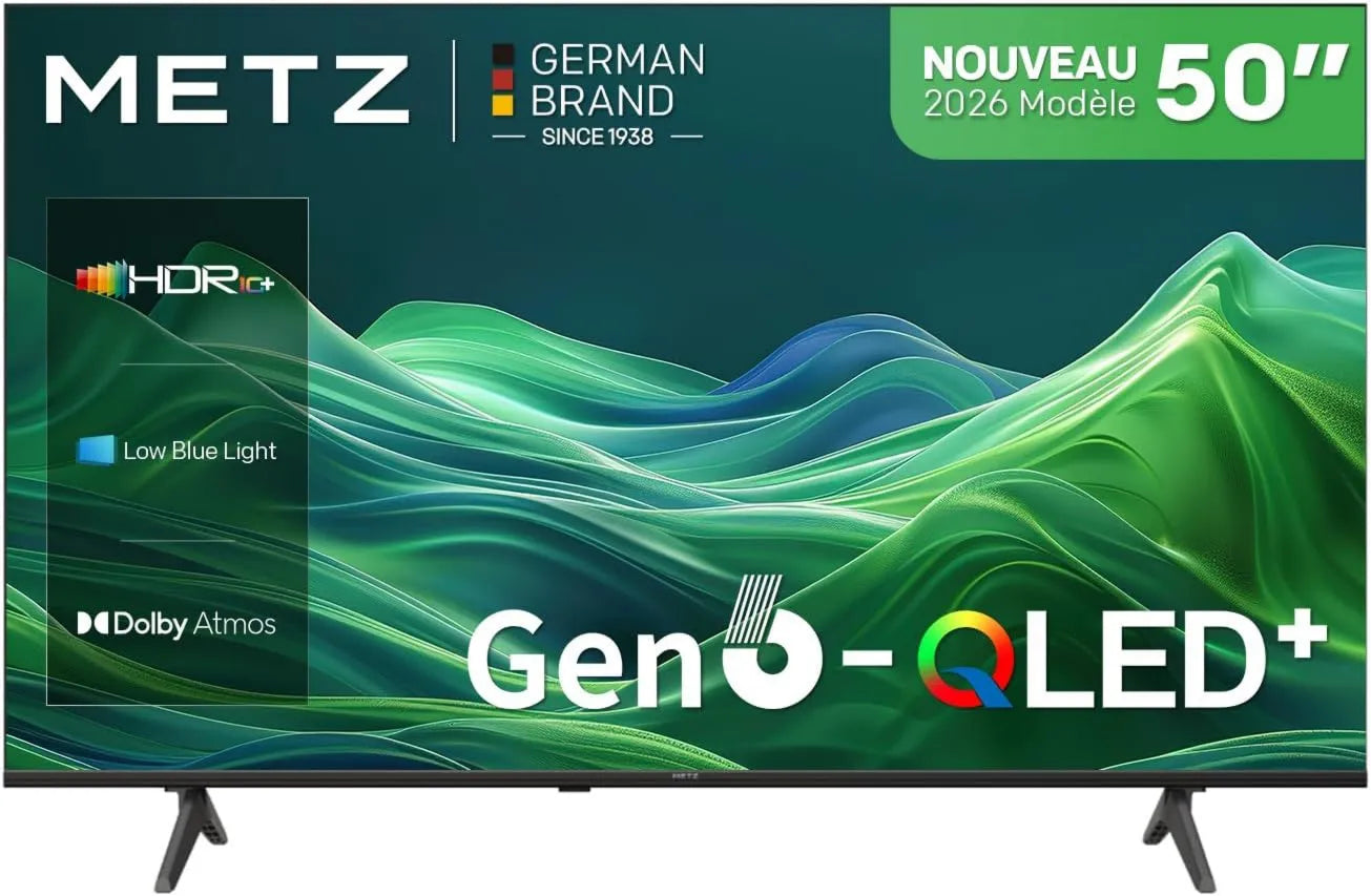 Metz Smart TV, 50 polegadas, TV, QLED