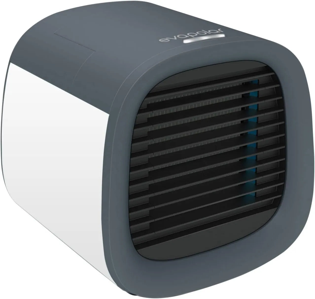 Evapolar Ventilador, laptop, USB, silencioso, cinza, escritório, viagens - USB Conector e Luz LED Integrada - Cinza Pequena