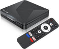 GREVA Smart TV x88 64G, TV, HDR, HDMI, Wi-Fi, efeito 3D, Android OS, LAN, laje IPS, preto, x88 8K TV Box Android 14.0, 2025 TV Caso Android 4G RAM