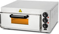 vertes Forno elétrico de pizza, 2000 W, temporizador, aço inoxidável, 2000W elétrico, cofre e sola calor independente ajustável até 350°C