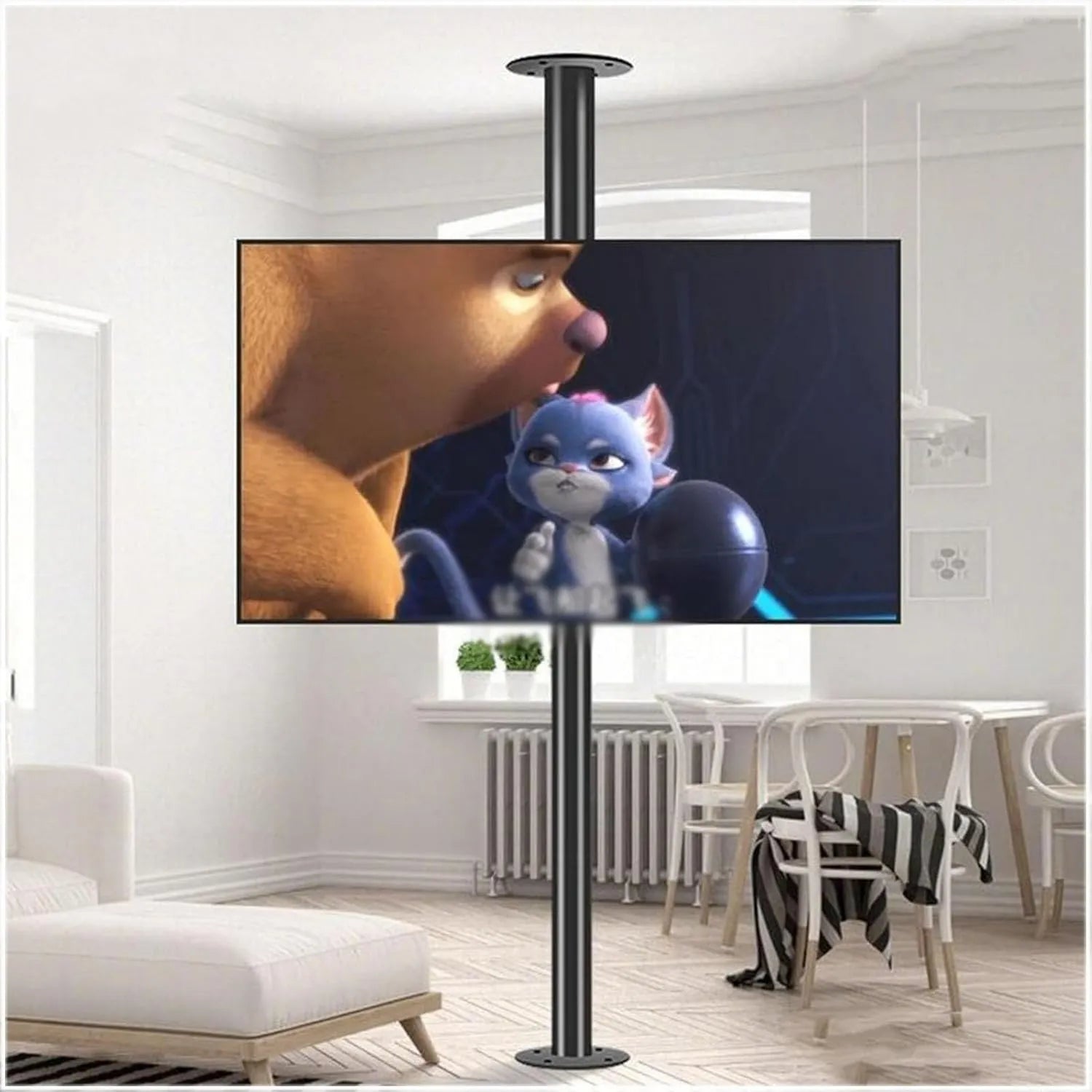 suporte de TV 850-1095mm, 75 polegadas, ecrã LCD, moldura rotativa de 360 graus para TV LCD, suporte de TV THEGA Movimento completo TV giratória