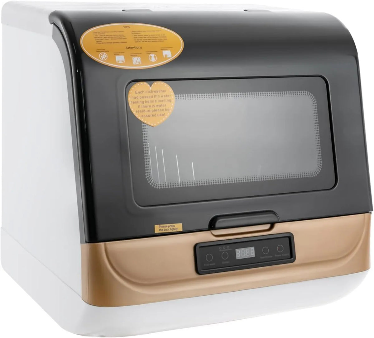 Gdetnysty Máquina de lavar loiça, 800 W, 3 programas, autónomos, 4 a 6 conjuntos, pequenos também para secagem residual ou secagem refrigerada a ar, disponíveis em