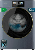 Cecotec Bolero DressCode 12950 Máquina de lavar roupa, 13 programas, efeito 3D, Core Matrix Screen Design 9, 1400 RPM, Funções Inteligentes, 2', Motor de Drive Direct