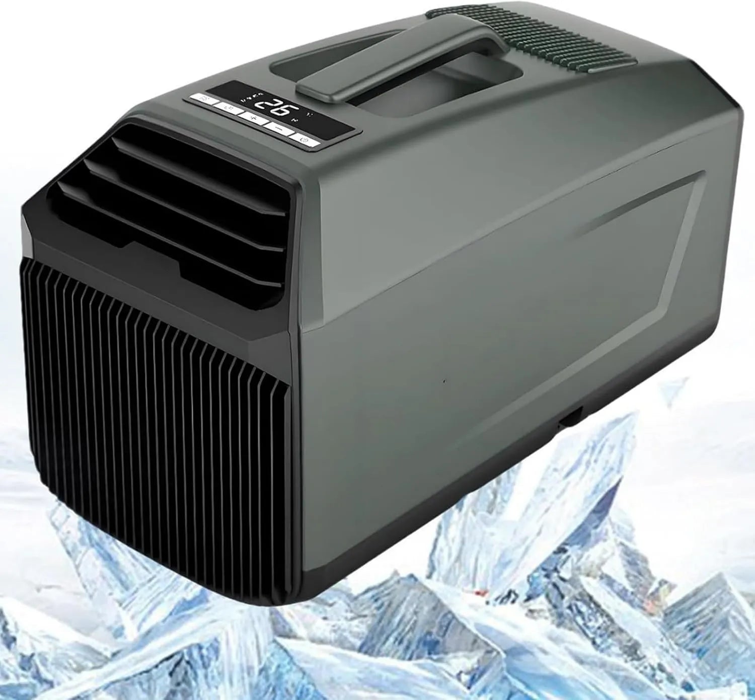 QITUJOUR refrigeração com baixa potência 330W. 36dB operação silenciosa. Dupla-escava para máxima eficiência., Rápido
