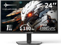 300Nits modelo, MFG24F4L, 180 Hz, Minifire Gaming Screen 24 polegadas, 1ms, 1920 x 1080, HDMI 1.4 & DP 1.2, sRGB 110%, Full HD, ecrã sem moldura, Adpitive