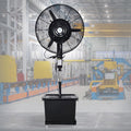 xGQxZWC Ventilador 71cm, 28in, ao ar livre, industrial, 3 velocidades, oscilação, altura ajustável