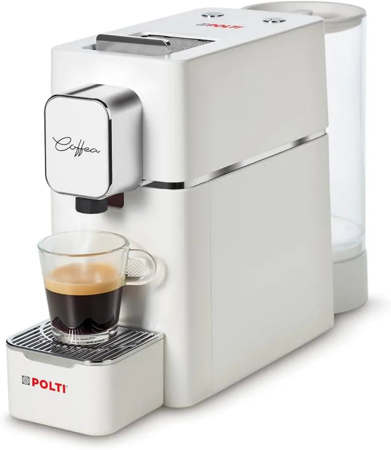Máquina de café Espresso, Café, Compatível com Dosettes ESE 44 mm, Tanque 0, Polti S15W, 85 L, Pressão 19 Bares, Temperatura e Comprimento