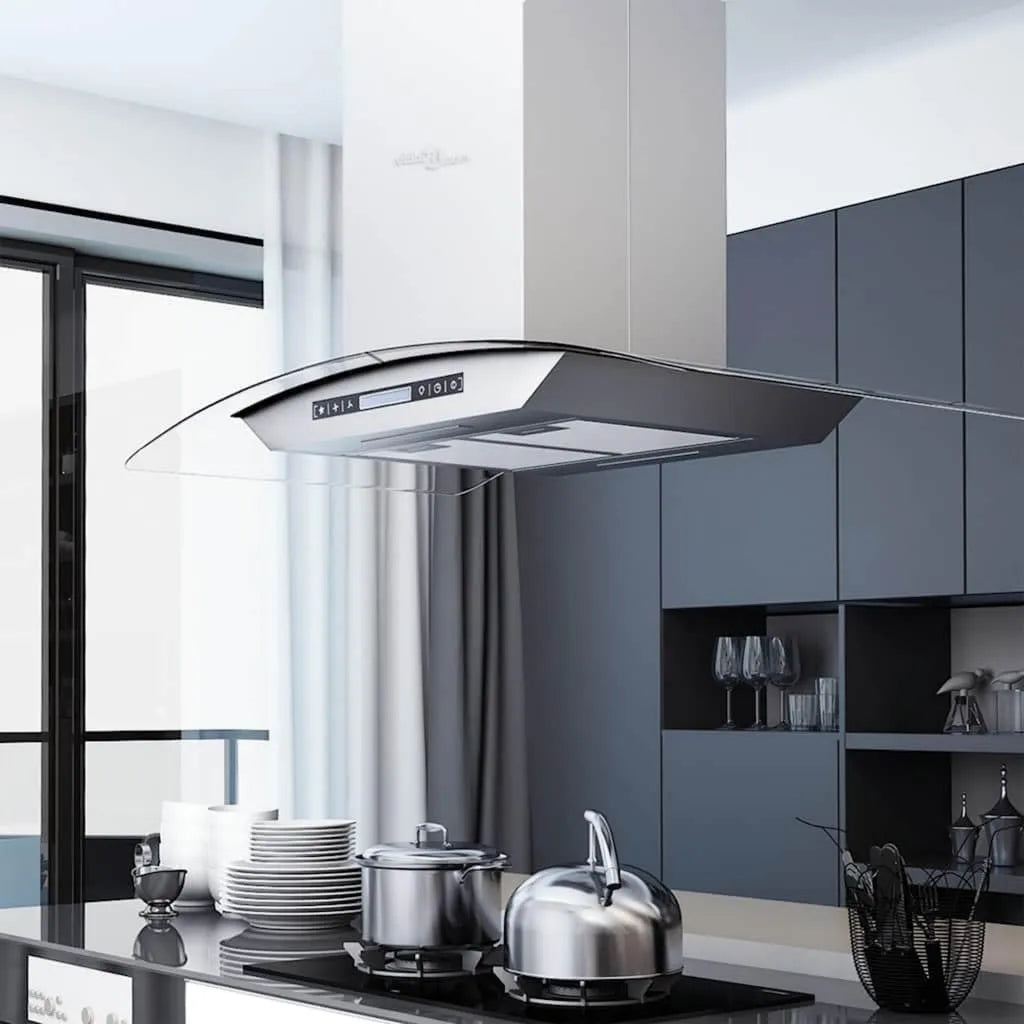 Cervaline exaustor kg-50662, 90 cm, 756 m3/h, capa de cozinha, toque, ecrã LCD, 22 kg-50662, Casa & Jardim, Artes de Mesa & Artes culinárias