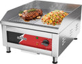 Produto Comercial Placa elétrica de grelhar 10mm de espessura Anti-stick para churrasco Restaurante Lanche-Bar, crosson Plancha Electric