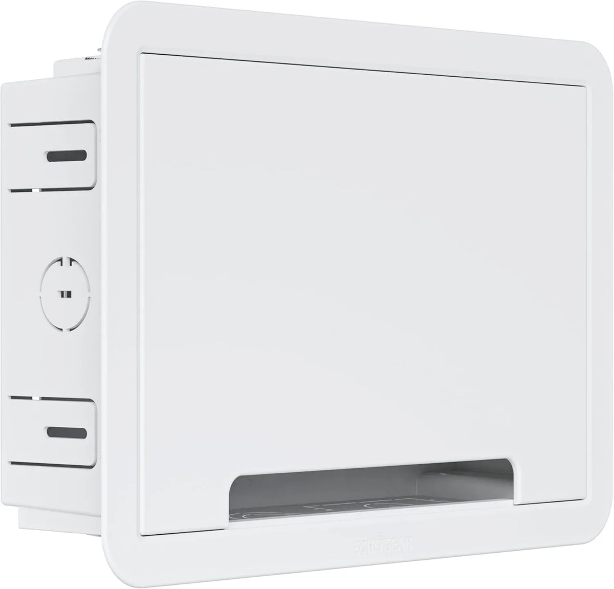 Samsung Smart TV, TV, Wi-Fi, Kit de gestão de cabo amigável WiFi, ECHOGEAR 9 'in-Wall TV Media Box - Recepção de saída de TV e cerco de rede
