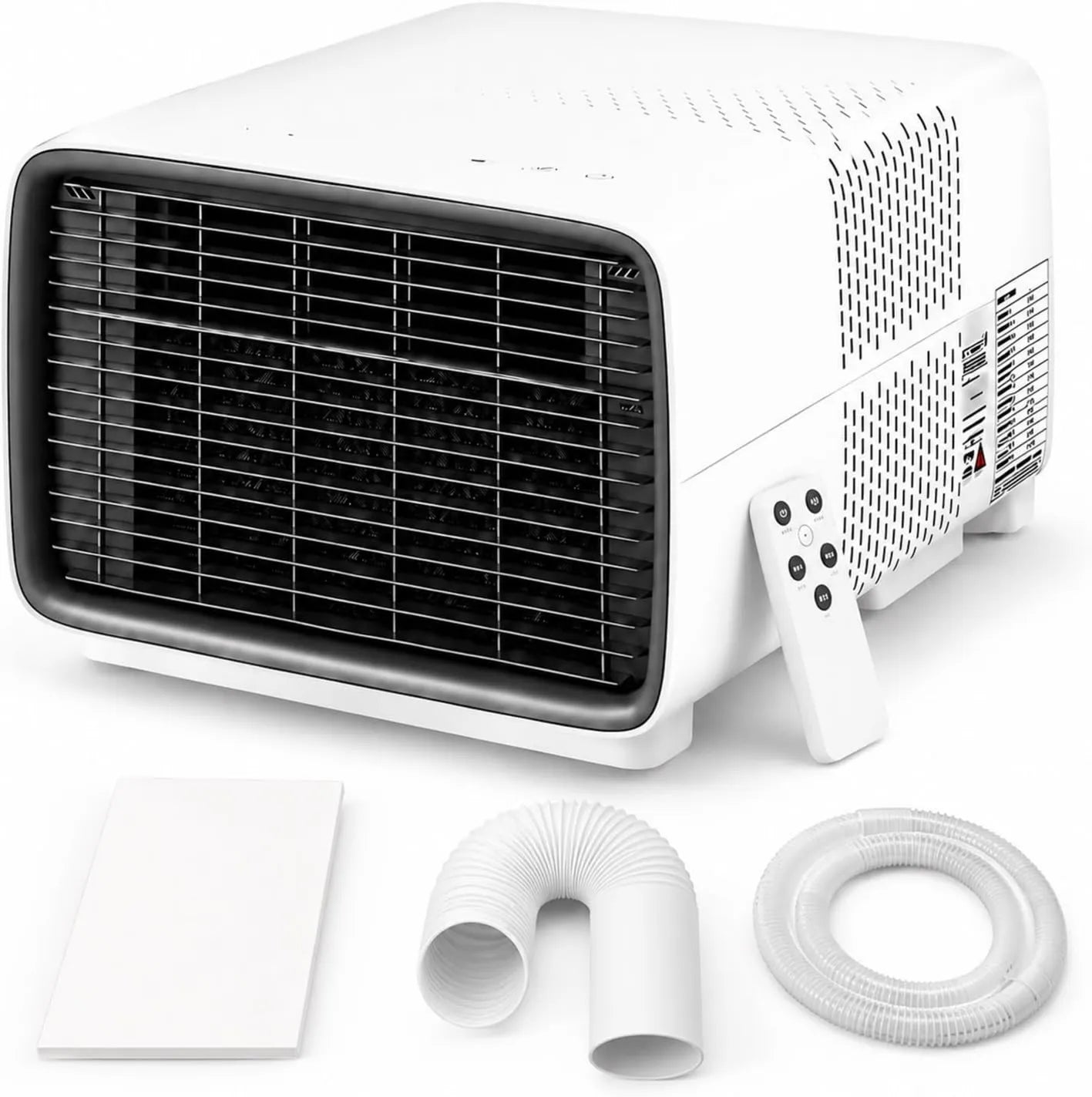 xEEAOFE Ar condicionado, 280 W, 45 dB, exterior, camping, 45dB Baixo ruído Compacto Mini AC com desumidificação, autocaravana, 280W, para Tenda, Dormitório e