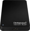 suporte de TV, portátil, USB, preto, 5400 TR, Mín, 8 MB de cobertura, 5' - 5400 TR, Intenso Memória Play 6021480 Disco Rígido Portátil 2 para Para TV portátil externa