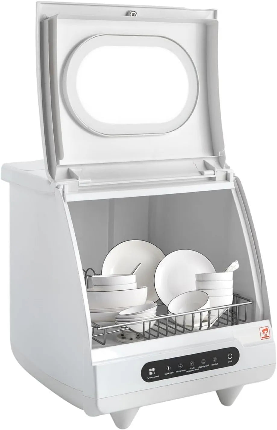 RjcdOPL Máquina de lavar loiça xWJ-01, 5 programas, camping, limpeza de 360°, apartamentos, carros de camping, para casas pequenas