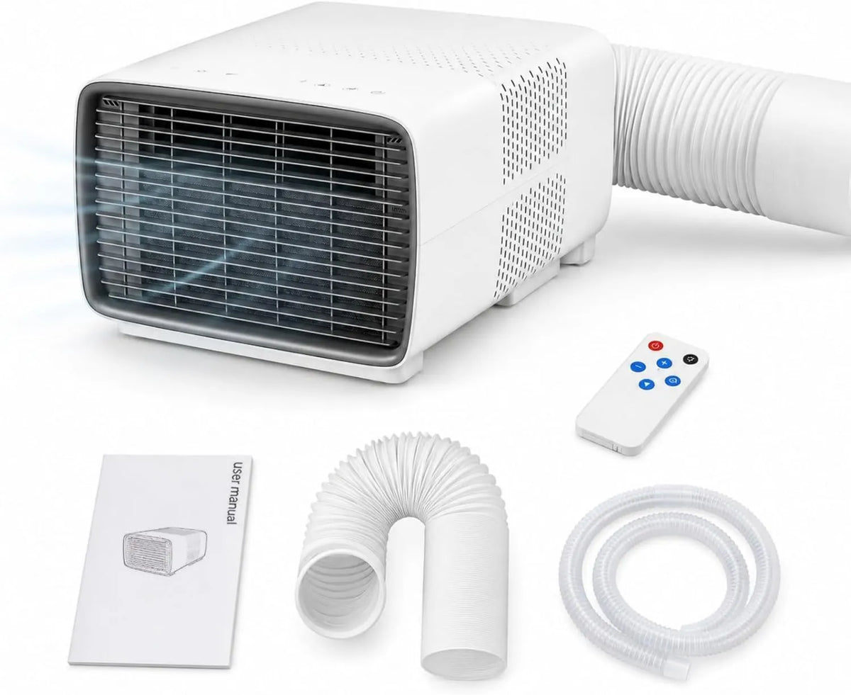 GAOCUNBING 3-em-1, 45 dB, portátil, silencioso, baixo nível de som Versão inteligente, ar condicionado de sala e escritório, refresco pessoal