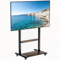 unho suporte de TV, 100 polegadas, 800x600mm, rodas móveis, OLED, TV stand a pé com rodízios: armário de TV de 40 a 100 polegadas para